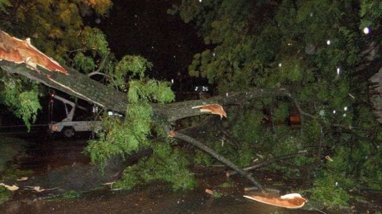 Violento temporal en Saladillo