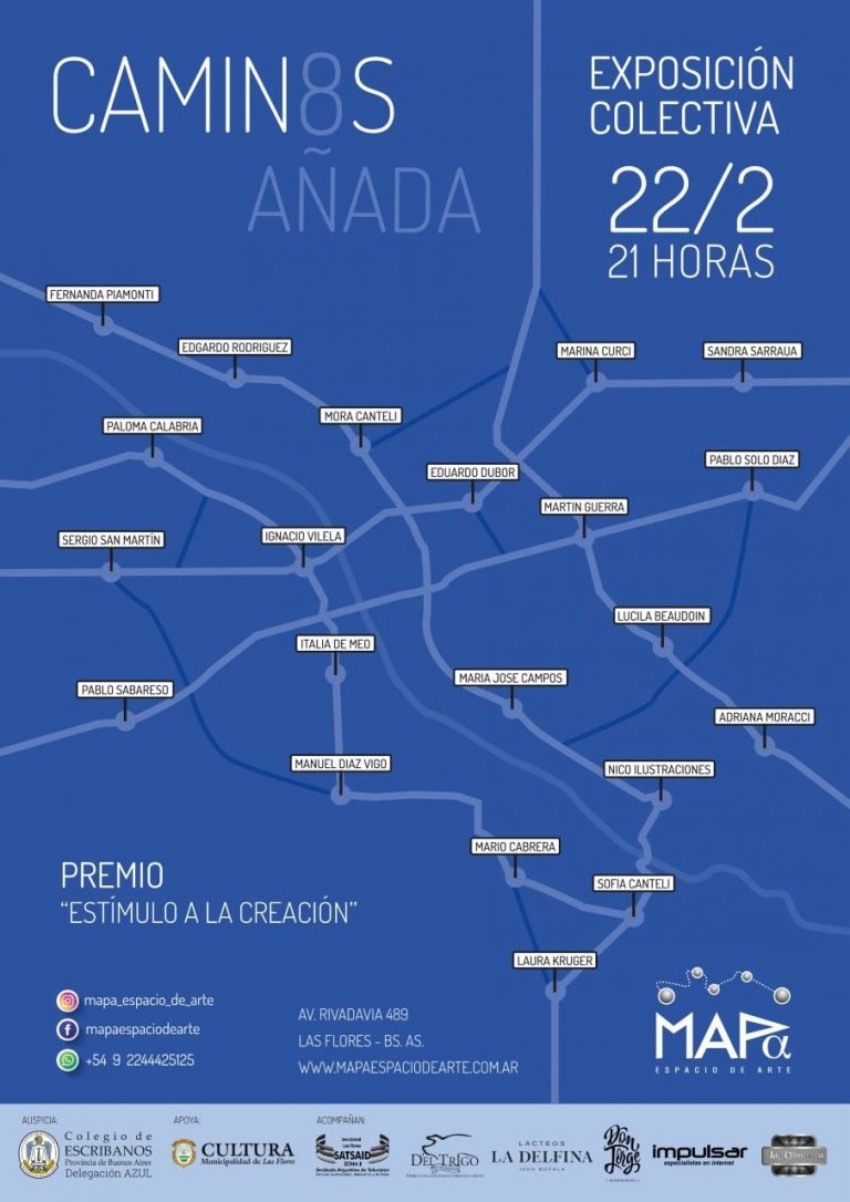 8ª Añada de Mapa: Inauguración de exposición Colectiva CAMINOS