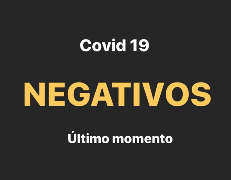 COVID 19 – 3 casos negativos (lunes 8)