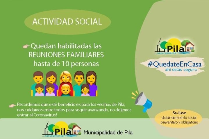 La ciudad de Pila en Fase 5: pesca, paddle, paseos familiares en auto, entre otras habilitaciones