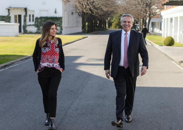 Alberto Fernandez y Fernanda Raverta