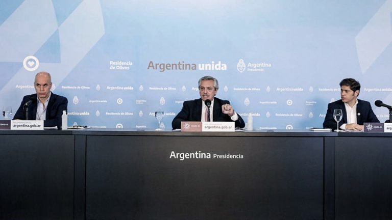 Alberto Fernández se reúne con Axel Kicillof y Horacio Rodríguez Larreta para definir la continuidad del aislamiento
