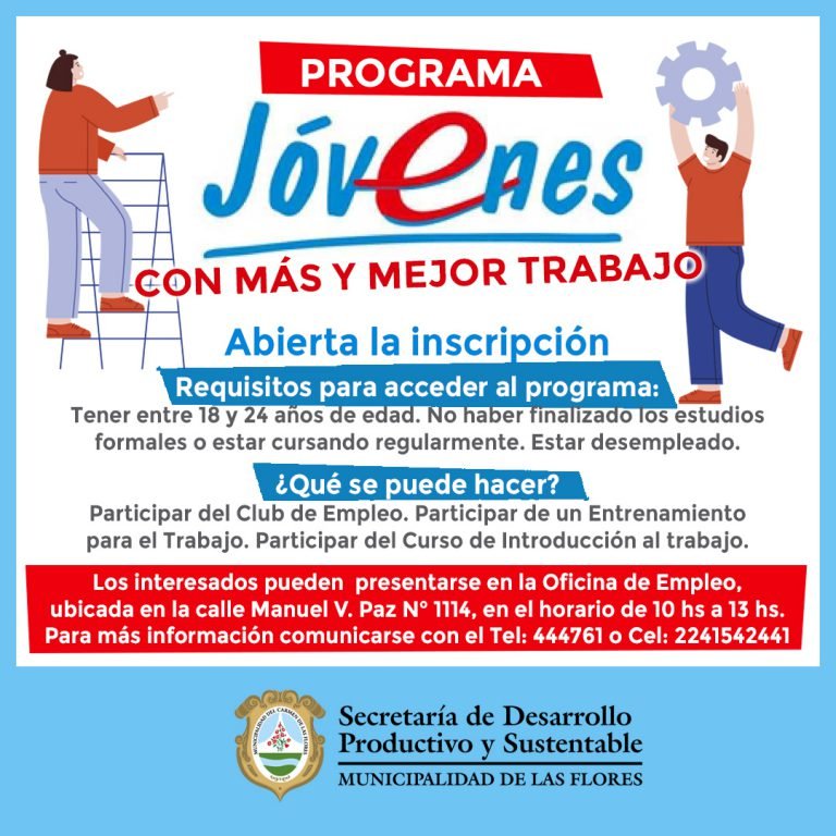 Abierta la inscripción para el Programa "Jóvenes con Más y Mejor Trabajo"