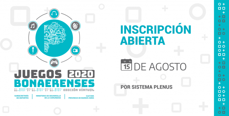La Secretaría de Cultura ya recibe las inscripciones para los Juegos Bonaerenses 2020
