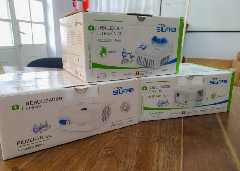 Donaciones de nebulizadores para la Secretaría de Salud Pública