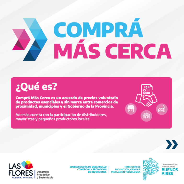 Programa "Comprá mas cerca" en Las Flores