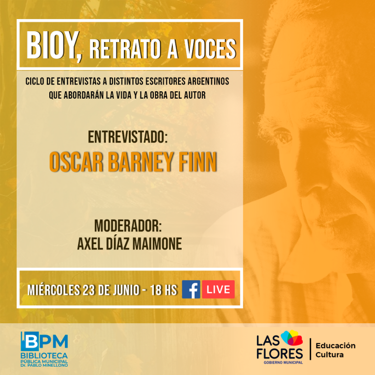 Nuevo ciclo de encuentros: "Bioy, retrato a voces"