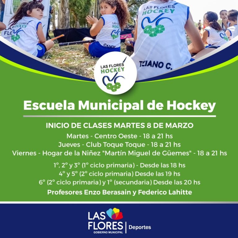 En marcha la Escuela Municipal de Hockey