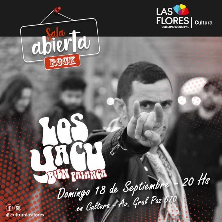 LLEGA LA PRESENTACIÓN DE “LOS YACU BIEN PALANCA” EN EL CICLO “SALA ABIERTA ROCK”