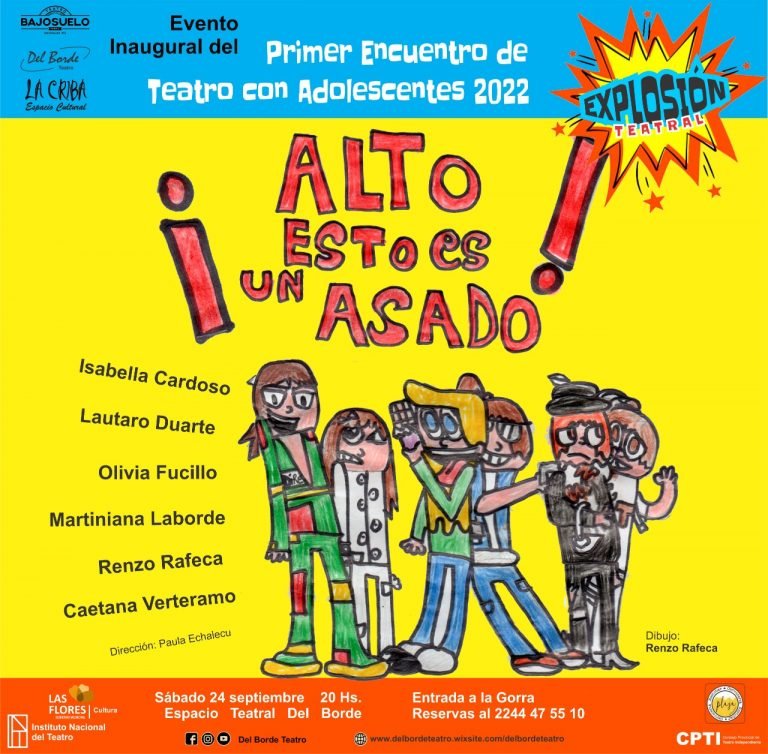 PRIMER ENCUENTRO DE TEATRO CON ADOLESCENTES «EXPLOSIÓN TEATRAL 2022»