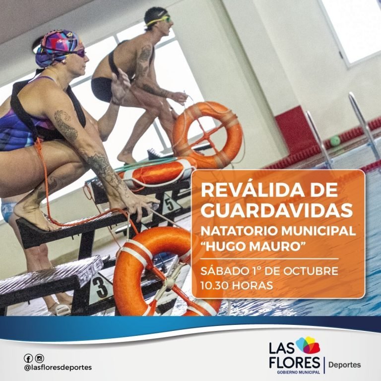 REVÁLIDA DE GUARDAVIDAS EN EL NATATORIO MUNICIPAL “HUGO MAURO”