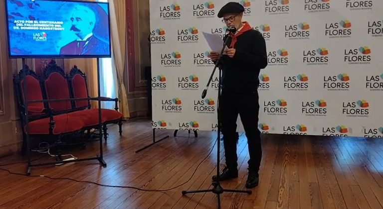 Se realizó el acto homenaje por el centenario del fallecimiento del Dr. Domingo Harosteguy