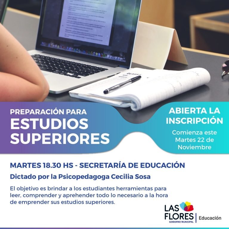 TALLER DE PREPARACIÓN PARA ESTUDIOS SUPERIORES