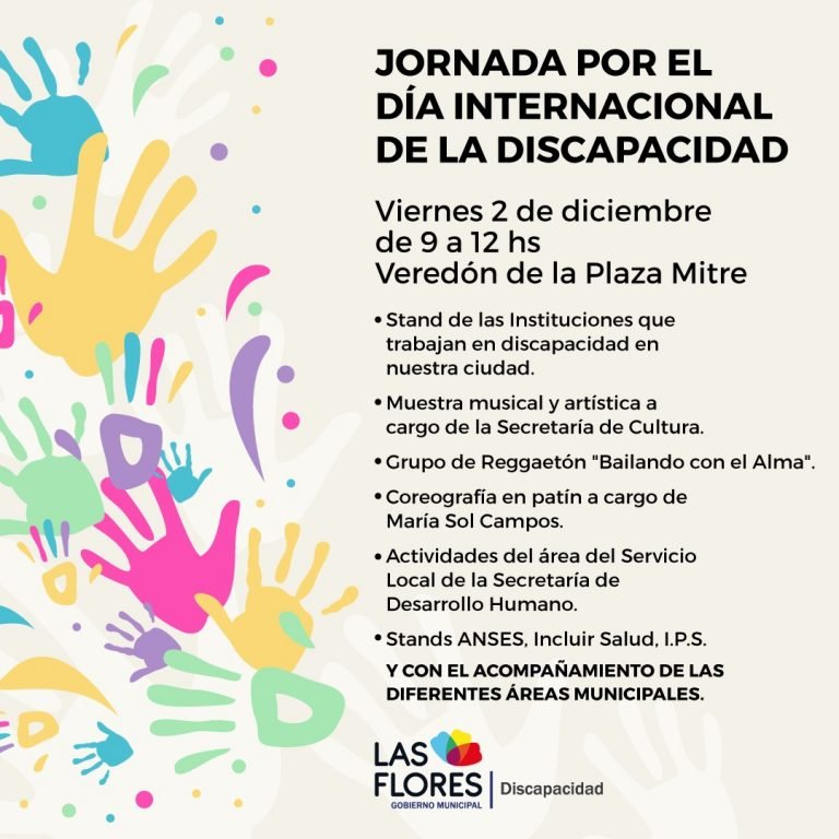 JORNADA POR EL DÍA INTERNACIONAL DE LA DISCAPACIDAD