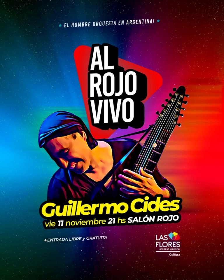 EL HOMBRE QUE SUENA COMO UNA BANDA: GUILLERMO CIDES BRINDARÁ UN CONCIERTO DE STICK “AL ROJO VIVO”