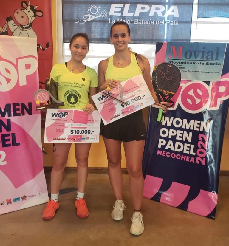 FIORELLA PROPATO CAMPEONA EN EL WOP PADEL DE NECOCHEA