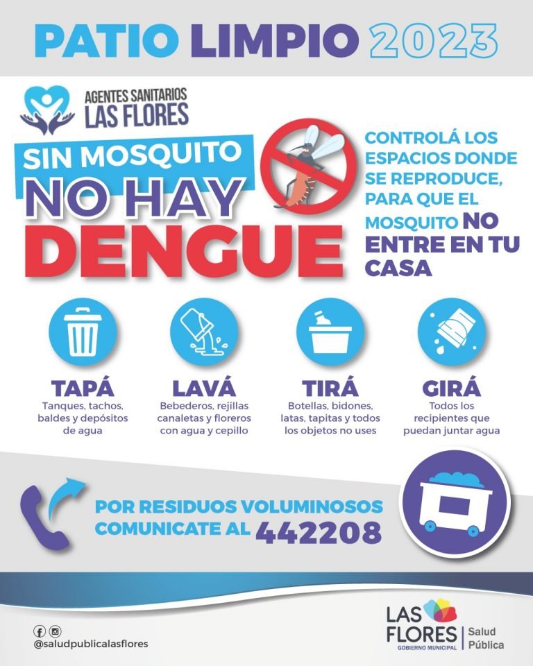 CONTINÚAN LAS TAREAS Y MEDIDAS DE PREVENCIÓN CONTRA EL DENGUE