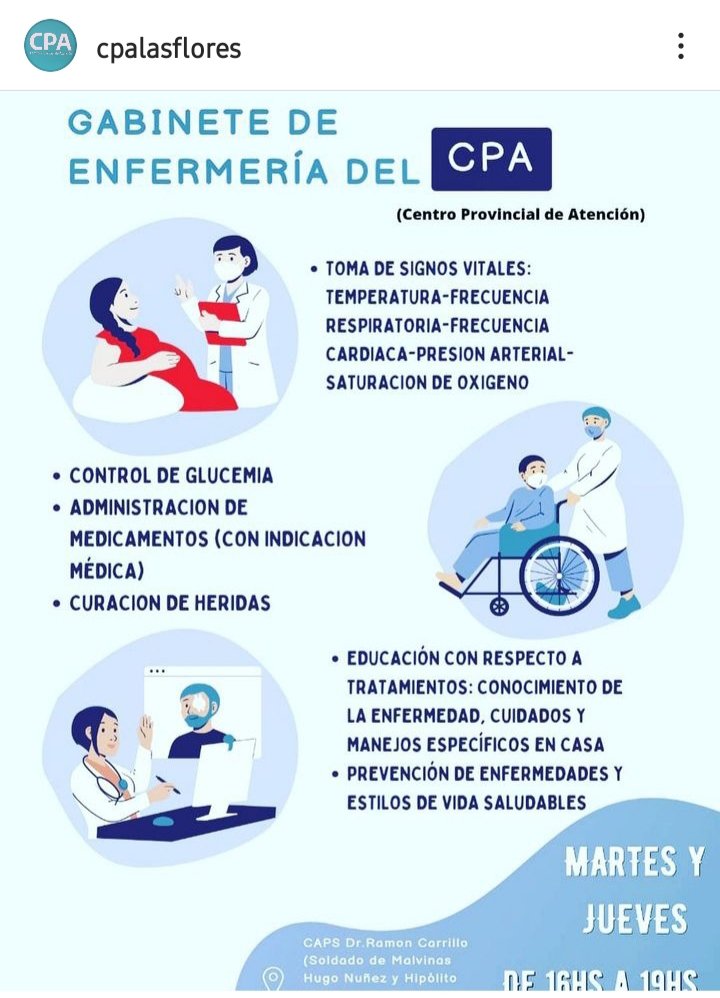 Gabinete de enfermeria del CPA