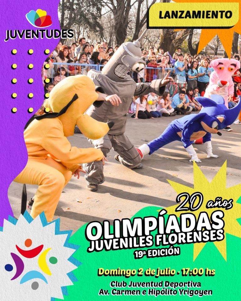 VUELVEN LAS OLIMPIADAS JUVENILES FLORENSES: A 20 AÑOS DE SU CREACIÓN