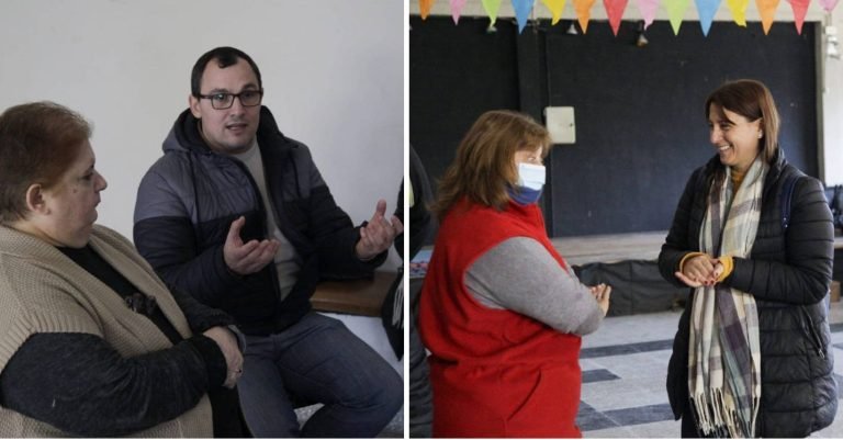 ADELANTE LAS FLORES visitó Centro de Jubilados