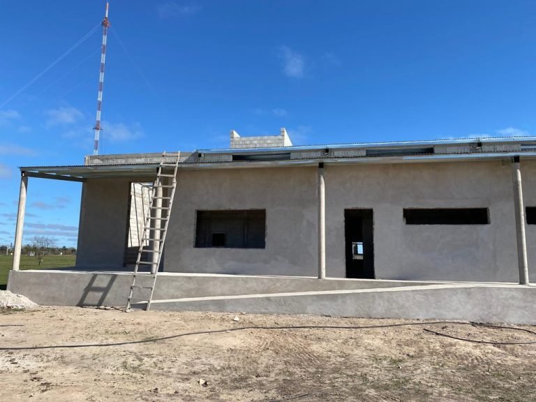 Avanza la obra en la Planta de Faena de Animales Menores