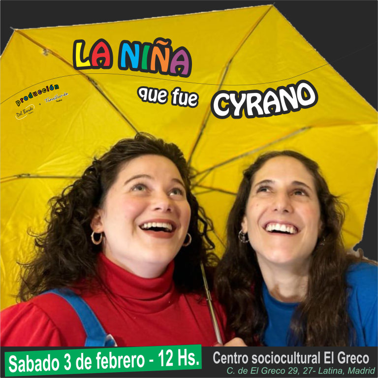 Del Borde estrena en España «La niña que fue Cyrano»