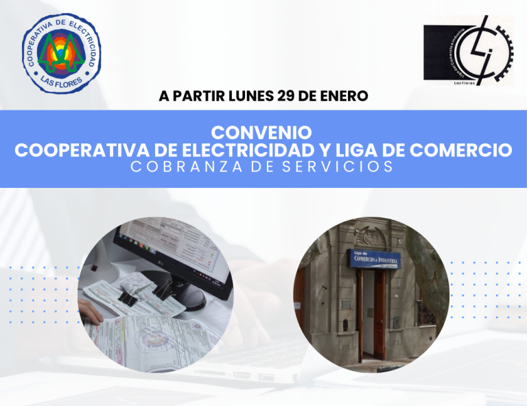 CONVENIO COOPERATIVA DE ELECTRICIDAD Y LIGA DE COMERCIO