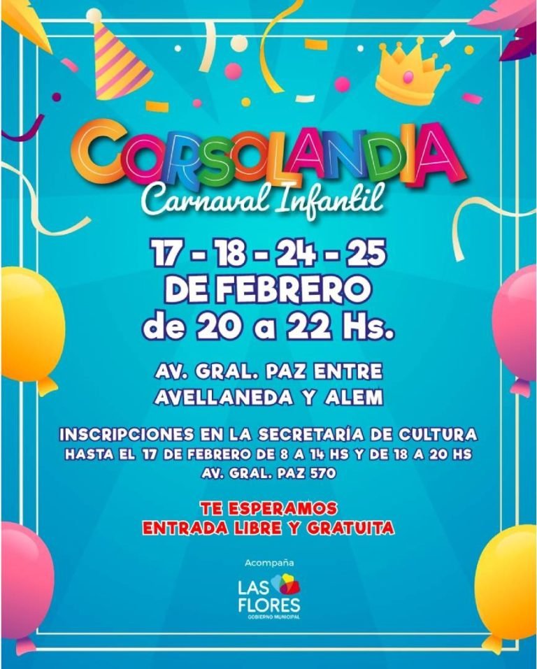 «Mañana empieza Corsolandia y hasta hoy se pueden inscribir», Andrea Barros, comisión organizadora