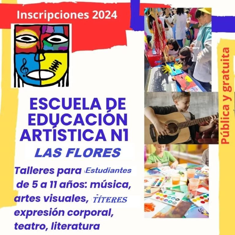 INSCRIPCIÓN 2024 A LA ESCUELA DE EDUCACION ARTÍSTICA