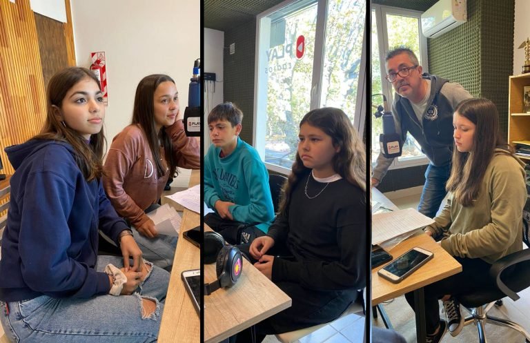 Alumnos de 4to. sociales de la Esc. Normal hablaron del concurso Stop ITS por Play Radios: «queremos llegar a otros lugares más allá de la escuela»