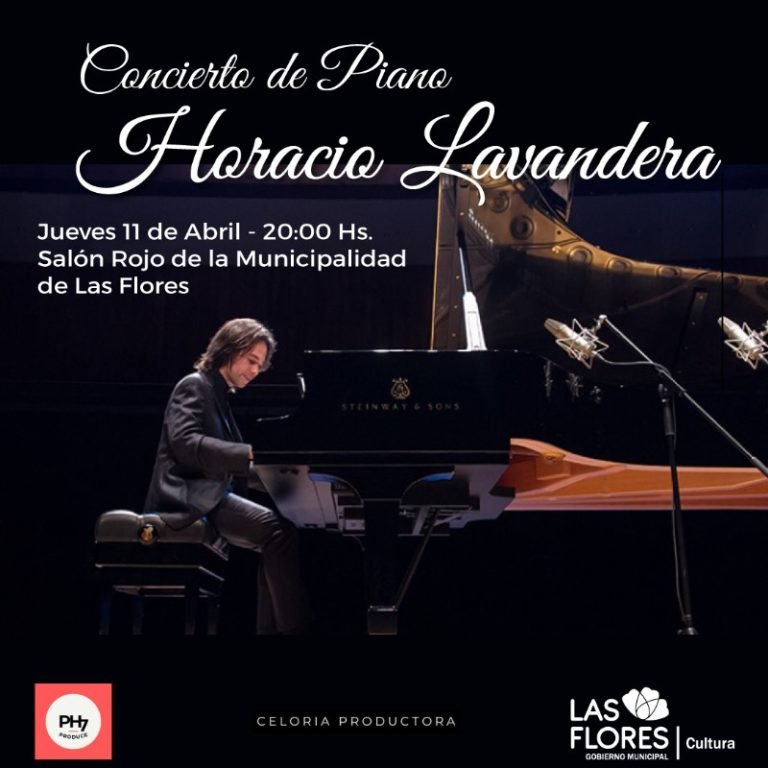 EL PIANISTA HORACIO LAVANDERA BRINDARA UN CONCIERTO EN EL SALON ROJO MUNICIPAL