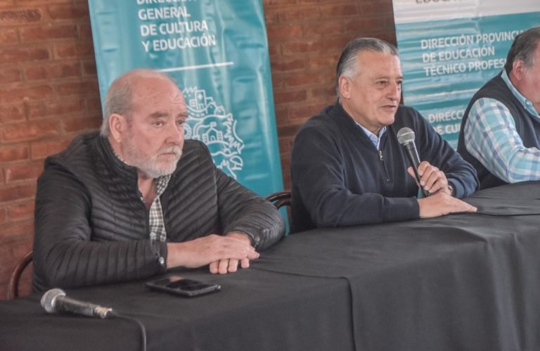 Sergio Fiorotto, subdirector de Educación Agraria, «la construcción de este espacio es muy importante para la formación de nuestros técnicos»