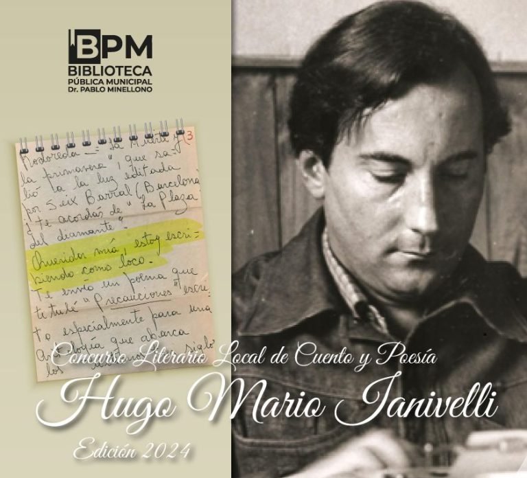 SE EXTIENDE EL PLAZO PARA LA RECEPCIÓN DE OBRAS DEL CONCURSO LOCAL “HUGO MARIO IANIVELLI”