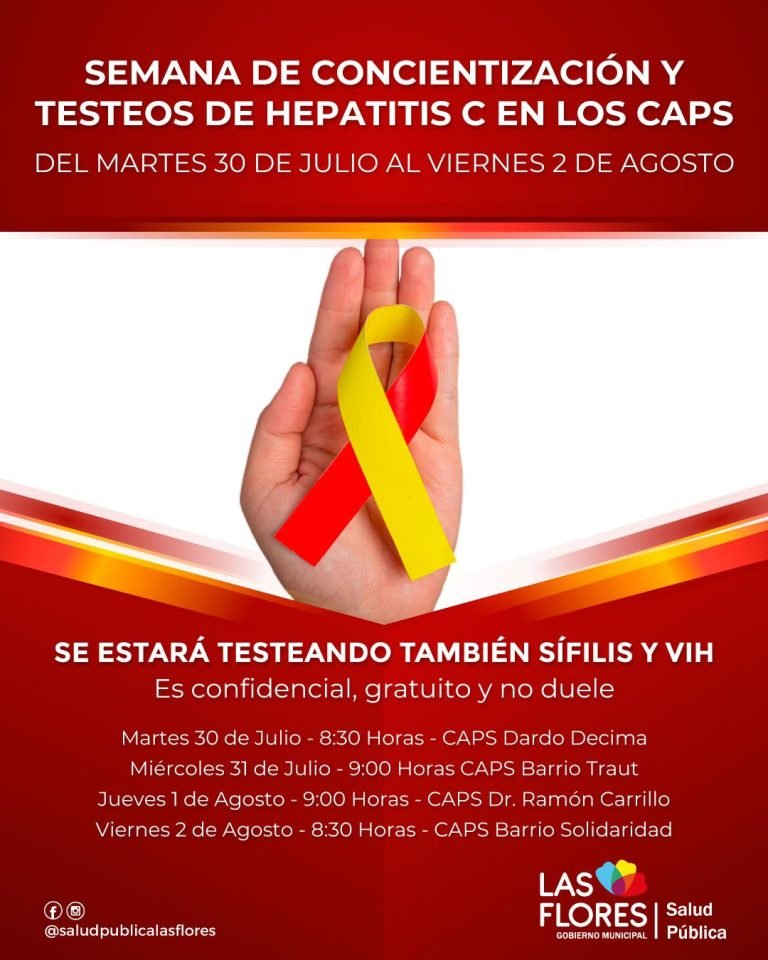 SEMANA DE CONCIENTIZACIÓN DE LAS HEPATITIS