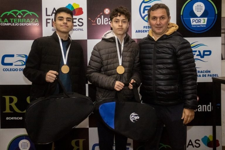 EXCELENTE TORNEO PROVINCIAL DE PADEL DE LA CATEGORÍA MENORES EN LAS FLORES