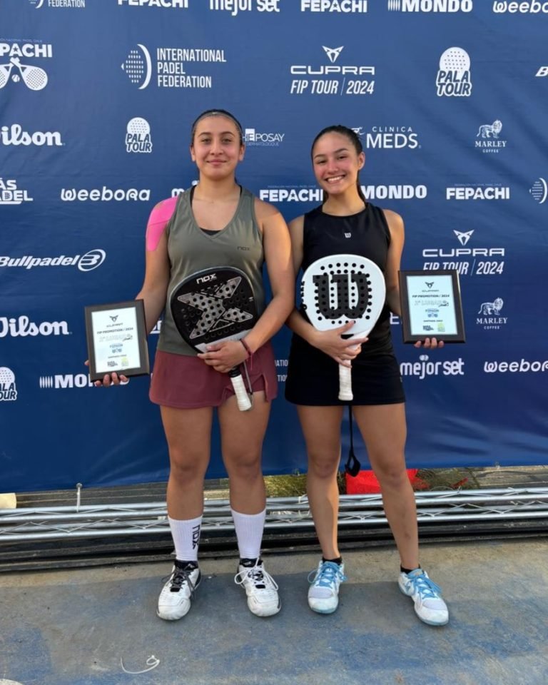 PADEL: FIORELLA PROPATO SAN MARTÍN Y FRANCESCA FLORIANI SUBCAMPEONAS EN EL FIT PROMOTION EN CHILE