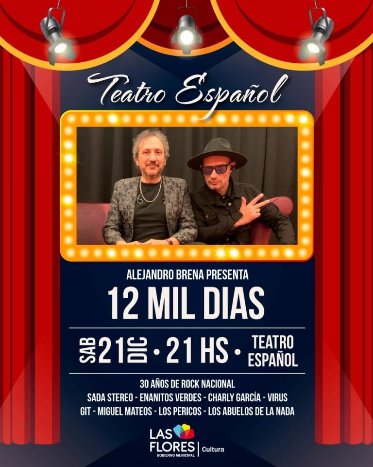 CIERRE DE AÑO DEL TEATRO ESPAÑOL: ALEJANDRO BRENA PRESENTA «12 MIL DÍAS»