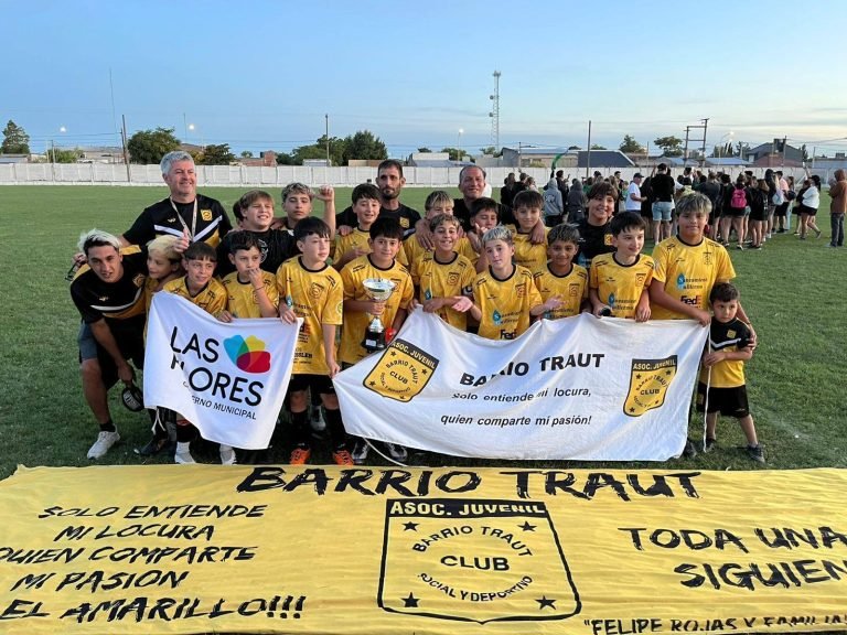 FÚTBOL: ASOCIACIÓN JUVENIL BARRIO TRAUT CAMPEÓN PROVINCIAL INVICTO