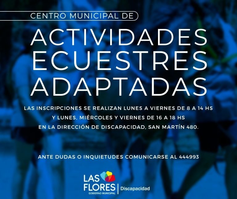 ABIERTA LA INSCRIPCIÓN PARA EL CENTRO MUNICIPAL DE ACTIVIDADES ECUESTRES ADAPTADAS