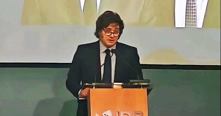 En EEUU Milei dijo «El Estado es una organización criminal»