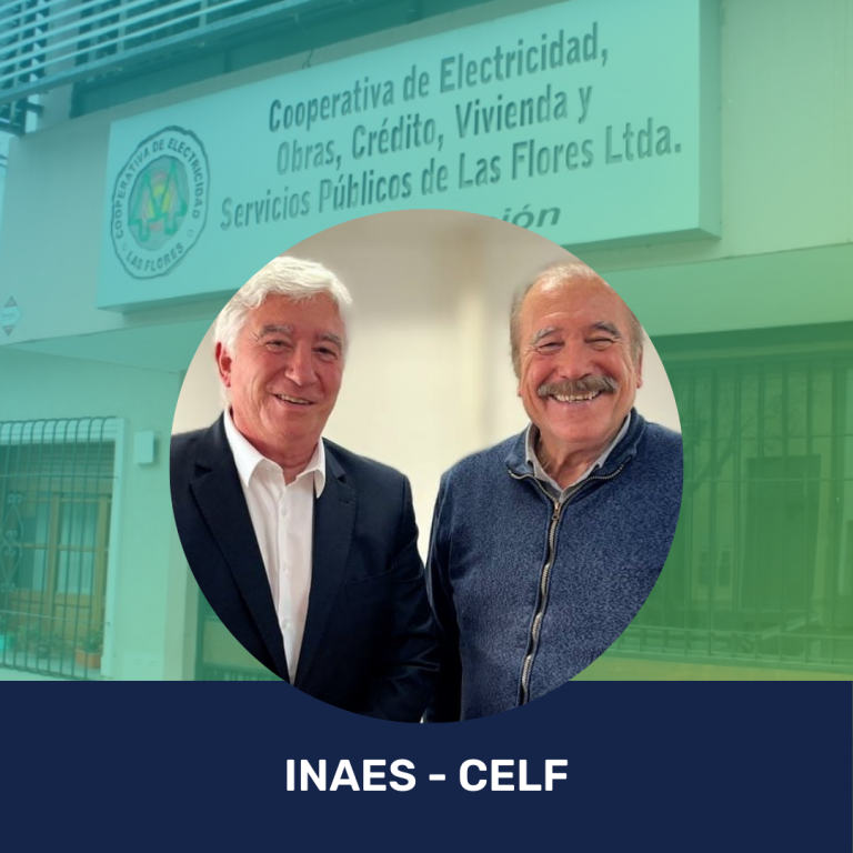 La Cooperativa Eléctrica de Las Flores se reunió con el presidente del INAES