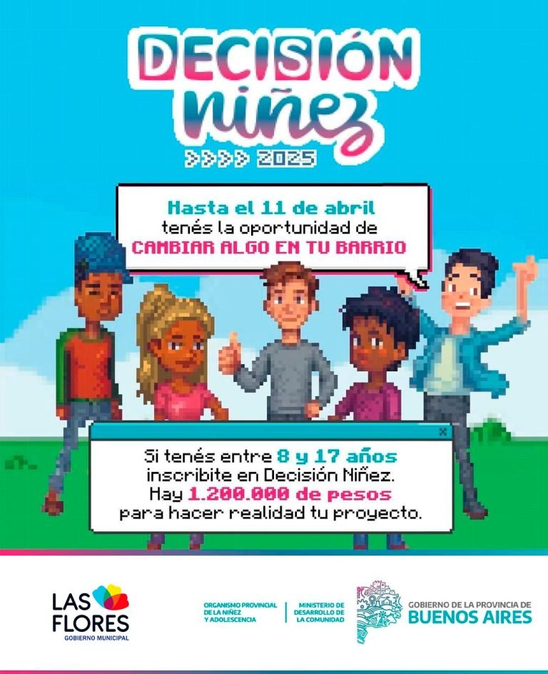SE EXTENDIÓ LA INSCRIPCIÓN AL PROGRAMA DECISIÓN NIÑEZ 2025