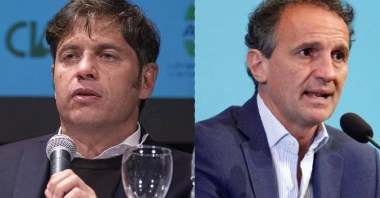 Kicillof en Azul y Katopodis en Rauch