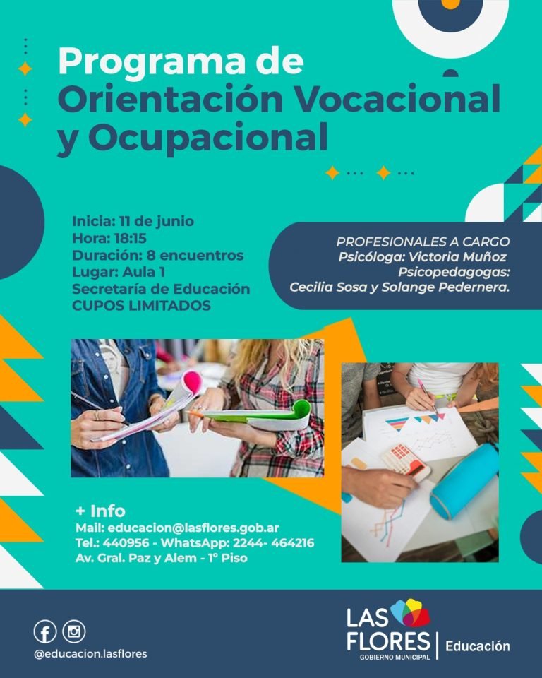PROGRAMA DE ORIENTACIÓN VOCACIONAL Y OCUPACIONAL PARA JÓVENES DEL ULTIMO AÑO DE SECUNDARIA