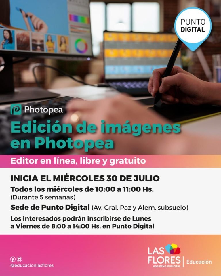 NUEVO CURSO EN PUNTO DIGITAL: EDICIÓN DE IMÁGENES EN PHOTOPEA