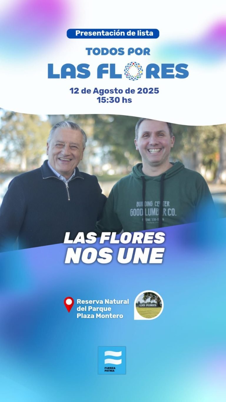Mañana presentación de la lista de Todos por Las Flores