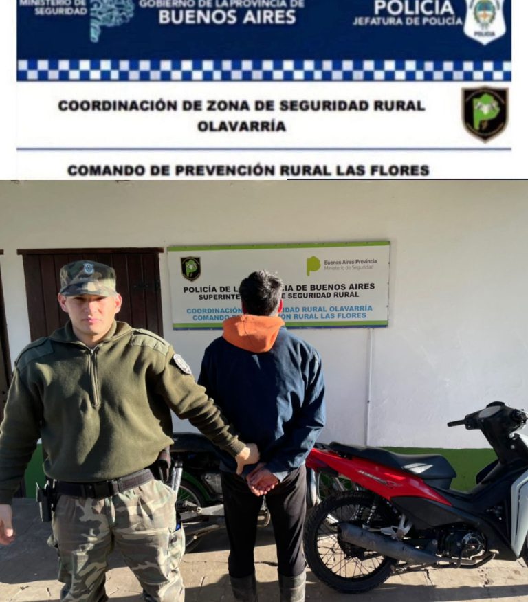 PARTE DE PRENSA CPR: DETENCIONES POR CAZA, PARADERO ACTIVO Y SECUESTRO DE MOTOVEHÍCULOS