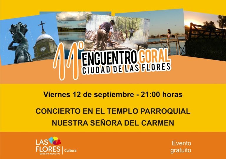 SE ACERCA EL 11° ENCUENTRO CORAL CIUDAD DE LAS FLORES