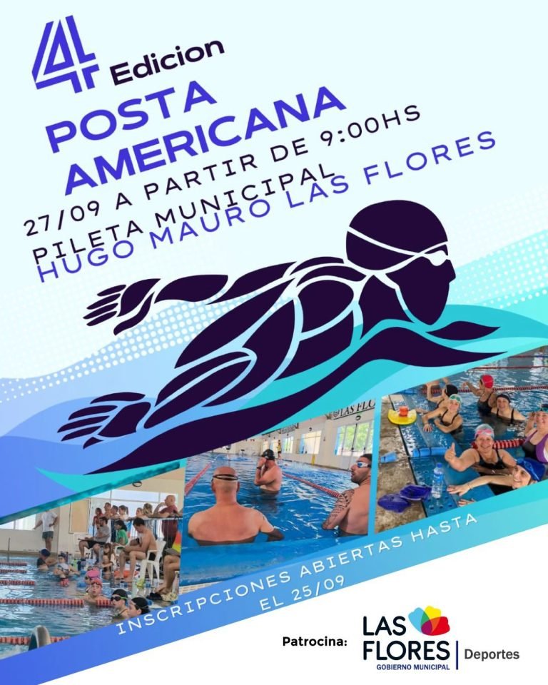 4ª EDICIÓN DE LA POSTA AMERICANA EN EL NATATORIO MUNICIPAL “HUGO MAURO”