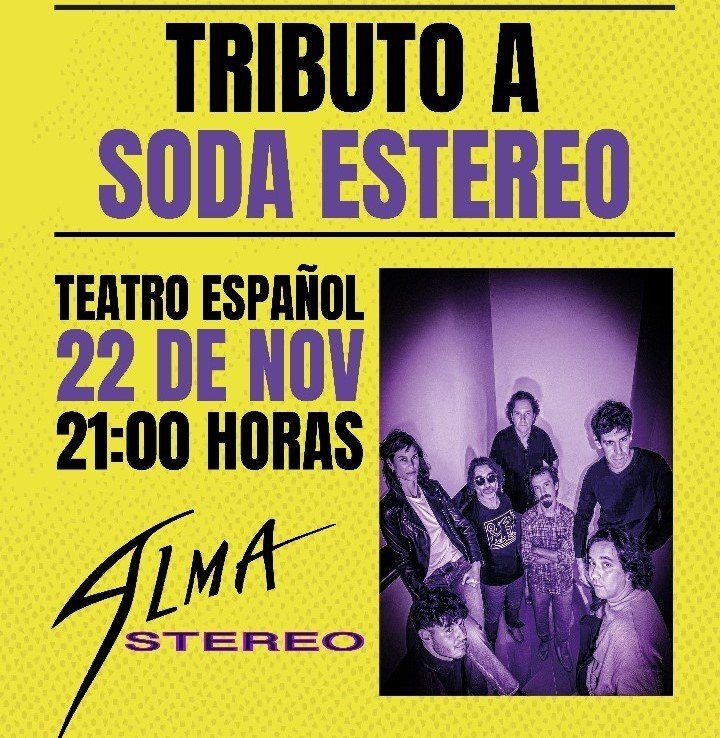 Tributo a Soda Stereo en el Teatro Español